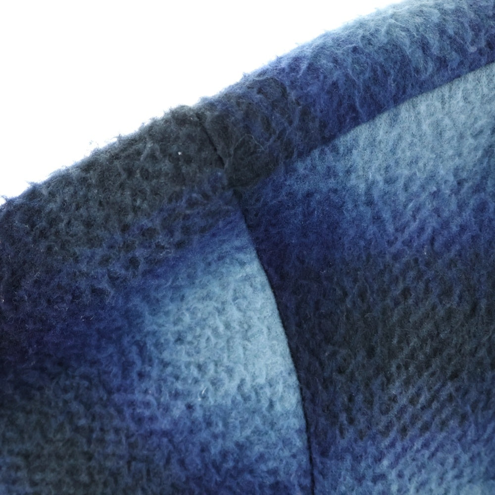 SUPREME(シュプリーム) 20AW Shadow Plaid Fleece Shirt シャドウ プレイド チェック フリース 長袖シャツ ブラック/ブルー