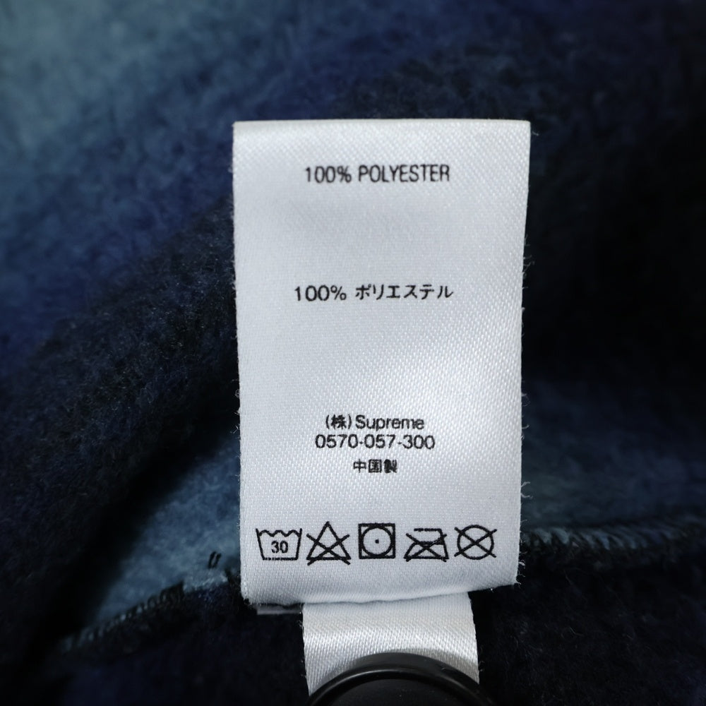 SUPREME(シュプリーム) 20AW Shadow Plaid Fleece Shirt シャドウ プレイド チェック フリース 長袖シャツ ブラック/ブルー