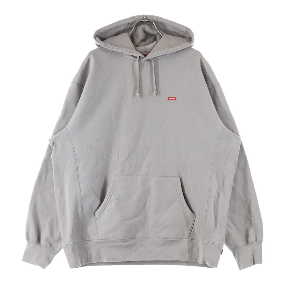 SUPREME(シュプリーム) 22SS Small Box Hooded Sweatshirt スモールボックスロゴ スウェットプルオーバーパーカー グレージュ