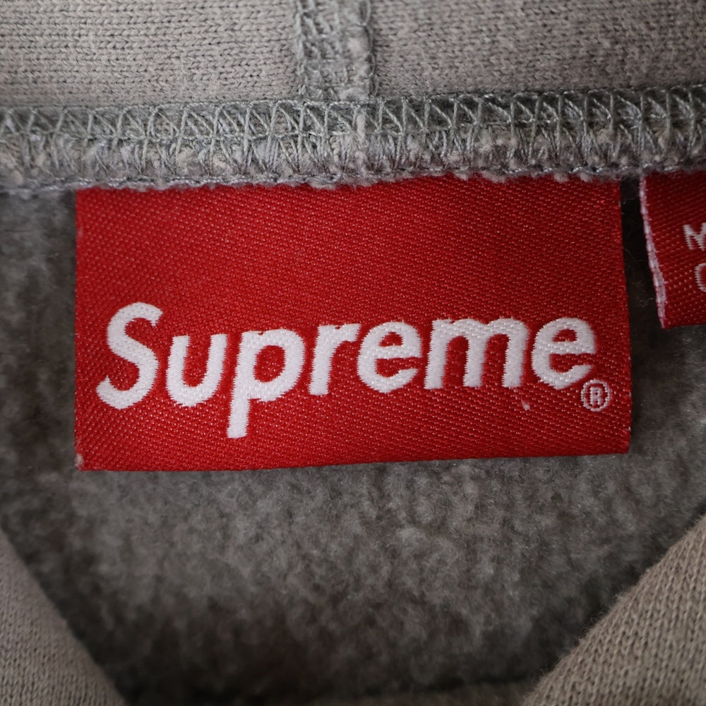 SUPREME(シュプリーム) 22SS Small Box Hooded Sweatshirt スモールボックスロゴ スウェットプルオーバーパーカー グレージュ