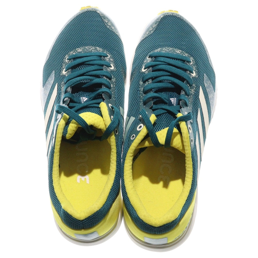 adidas(アディダス) ADIZERO RC WIDE アディゼロ RC ワイド メッシュ ローカットスニーカー グリーン/イエロー US8/26cm BB7362