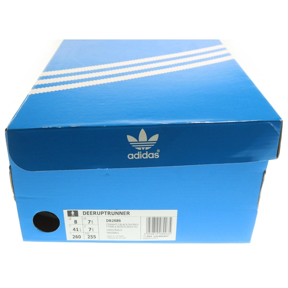 adidas(アディダス) DEERUPT RUNNER ディーラプト ランナー メッシュ ローカットスニーカー ホワイト US8/26cm DB2686