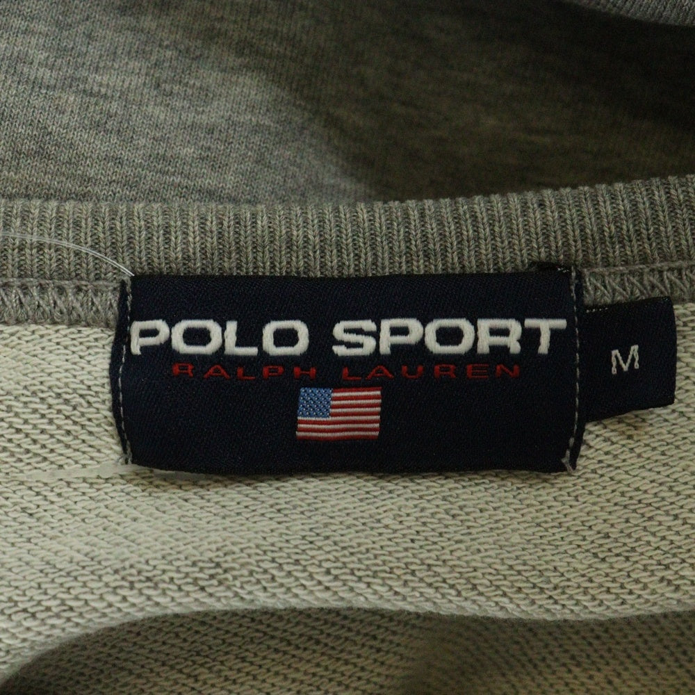 POLO SPORT RALPH LAUREN(ポロスポーツラルフローレン) カレッジプリント クルーネック スウェット トレーナー グレー