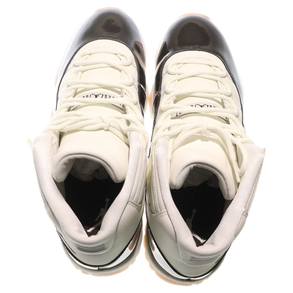 NIKE(ナイキ) WMNS AIR JORDAN11 RETRO NEAPOLITAN ウィメンズ エアジョーダン11 ナポリタン ハイカットスニーカー ホワイト/ブラウン US12/29cm AR0715-101