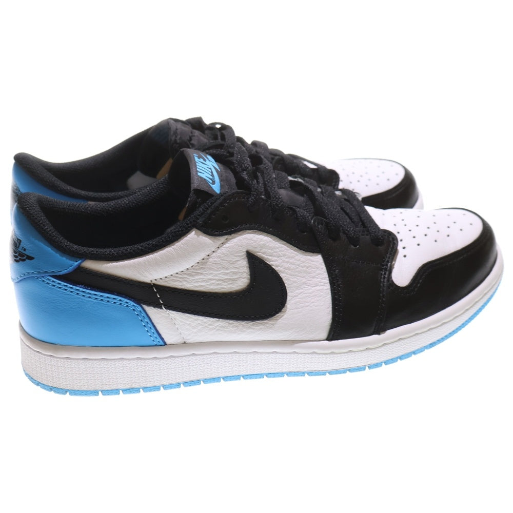 NIKE(ナイキ) AIR JORDAN 1 LOW OG BLACK POWDER BLUE UNC エアジョーダン1 ローカットスニーカー ブルー/ブラック/ホワイト US10.5/28.5cm CZ0790-104