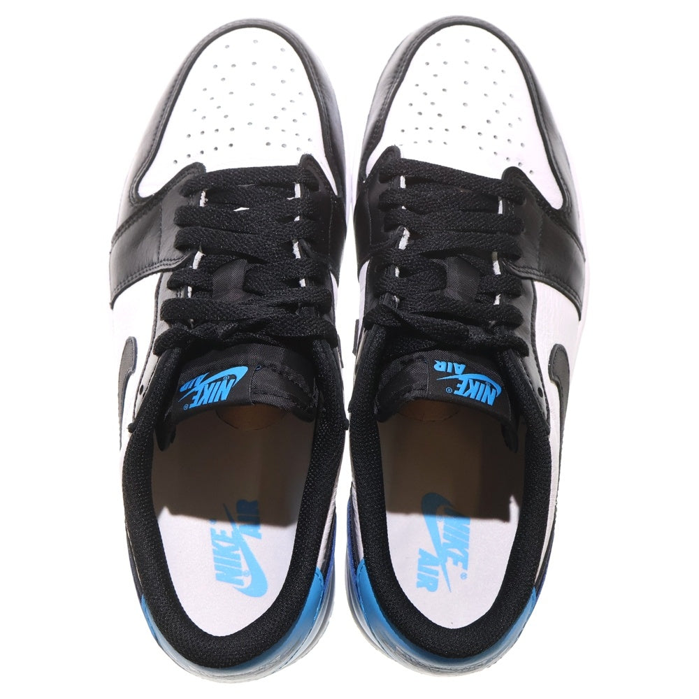 NIKE(ナイキ) AIR JORDAN 1 LOW OG BLACK POWDER BLUE UNC エアジョーダン1 ローカットスニーカー ブルー/ブラック/ホワイト US10.5/28.5cm CZ0790-104