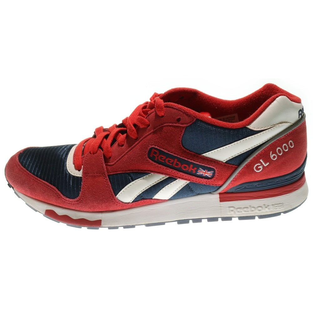 Reebok(リーボック) GL6000 スウェードレザー ローカットスニーカー レッド/ネイビー US11/29cm J98338