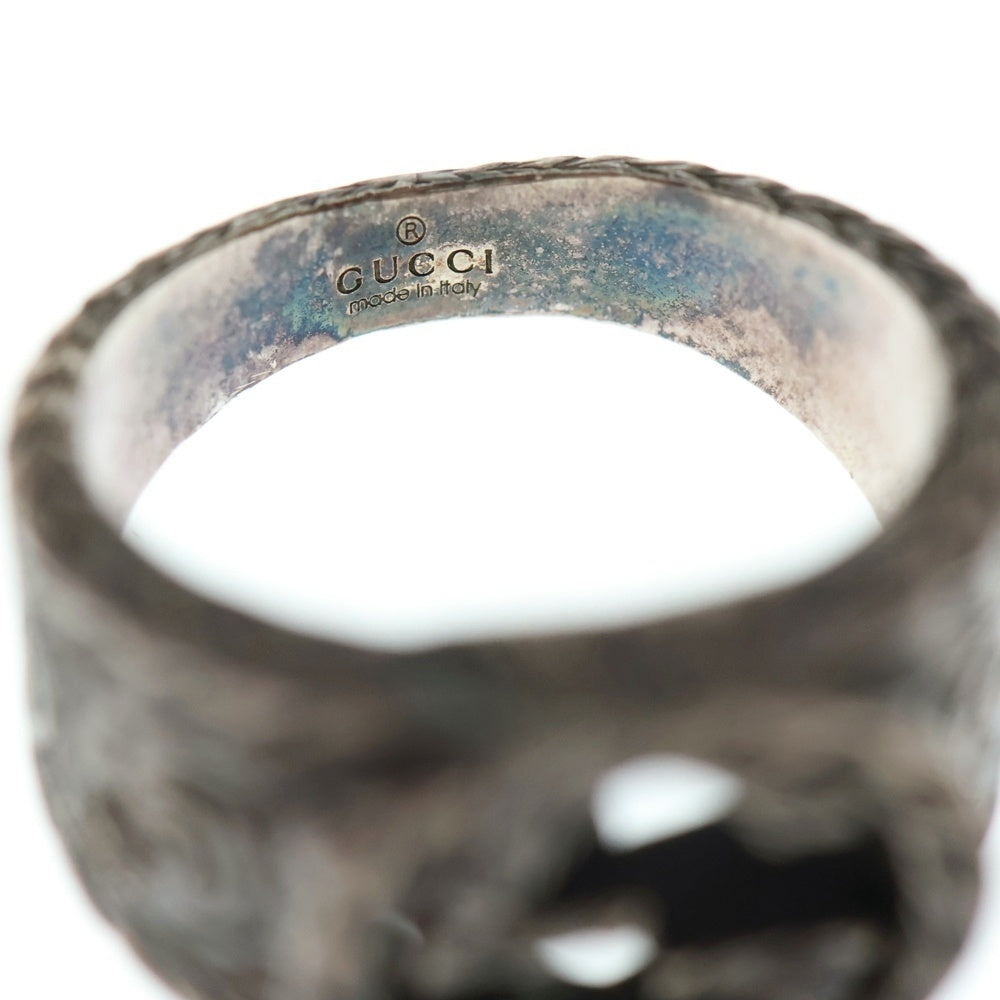 GUCCI(グッチ) インターロッキングG アラベスク リング 指輪 シルバー