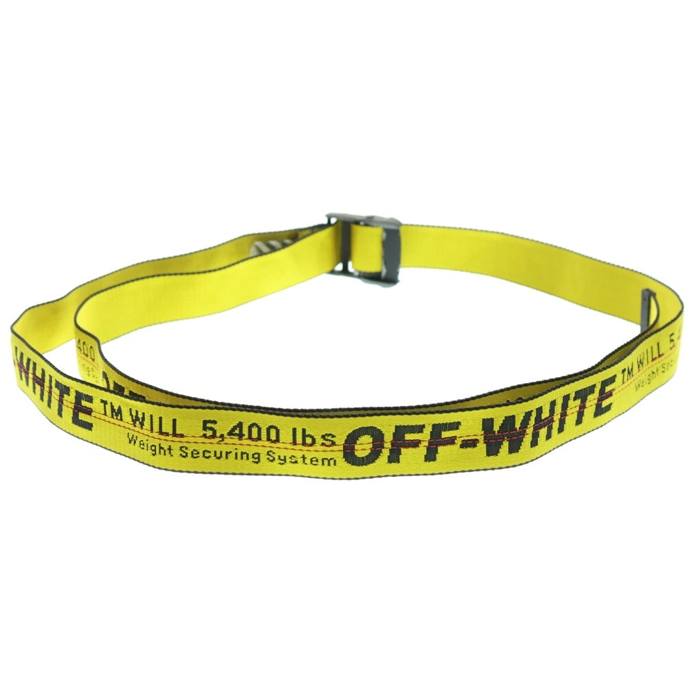 OFF-WHITE(オフホワイト) CLASSIC INDUSTRIAL BELT クラシック インダストリアル ロゴベルト イエロー