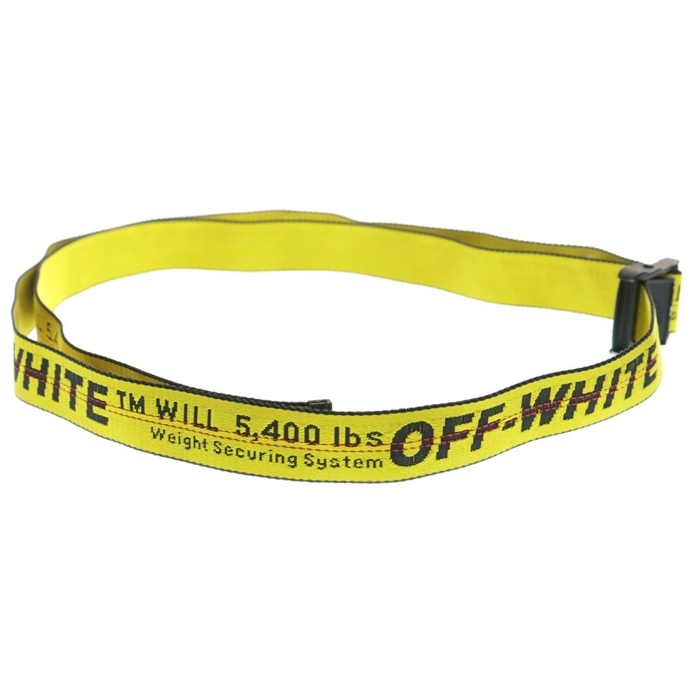 OFF-WHITE(オフホワイト) CLASSIC INDUSTRIAL BELT クラシック インダストリアル ロゴベルト イエロー
