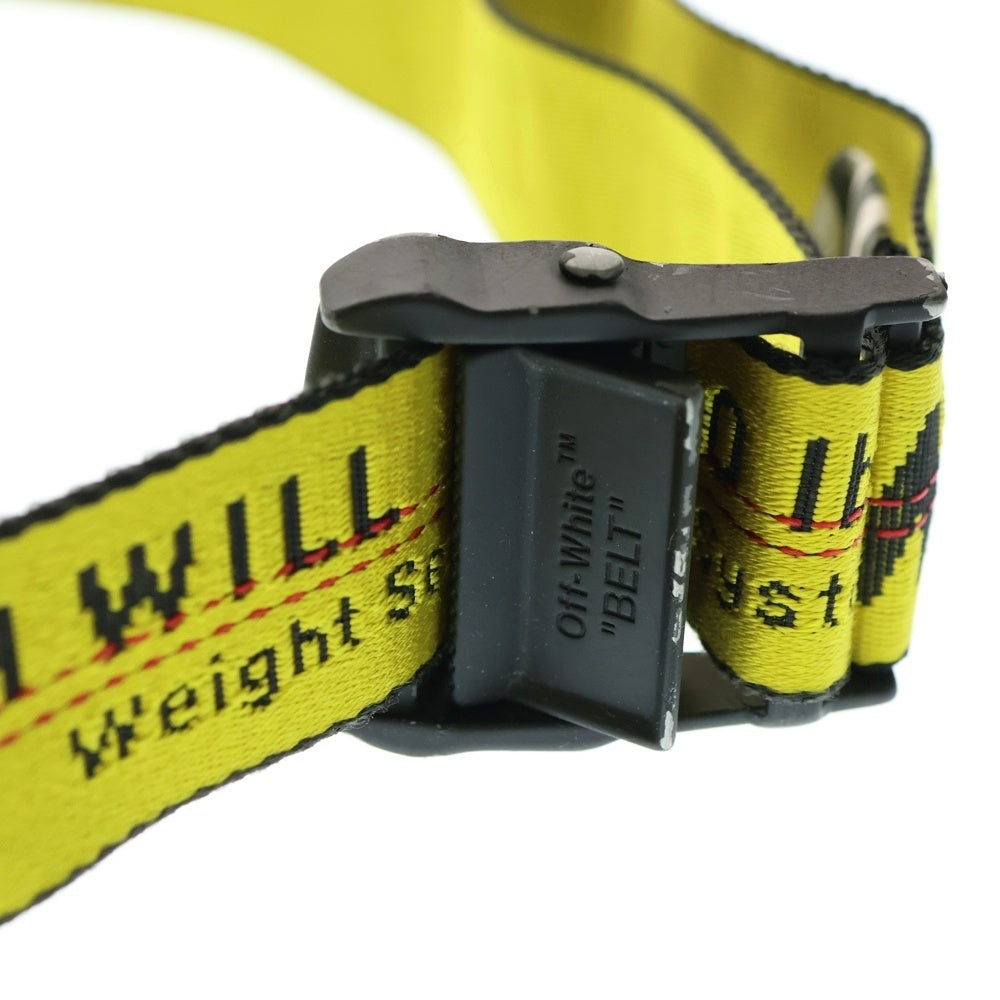OFF-WHITE(オフホワイト) CLASSIC INDUSTRIAL BELT クラシック インダストリアル ロゴベルト イエロー