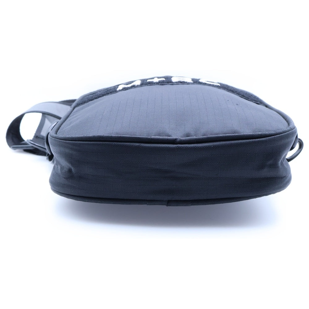 M+RC NOIR(マルシェノア) フロントロゴ リフレクター ショルダーバッグ ブラック