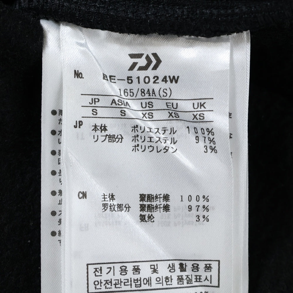DAIWA PIER39(ダイワ ピアサーティナイン) 24AW TECH SWEAT CREW FREEDOM SLEEVE テック スウェット クルーネック フリーダムスリーブ トレーナー ブラック BE-51024W