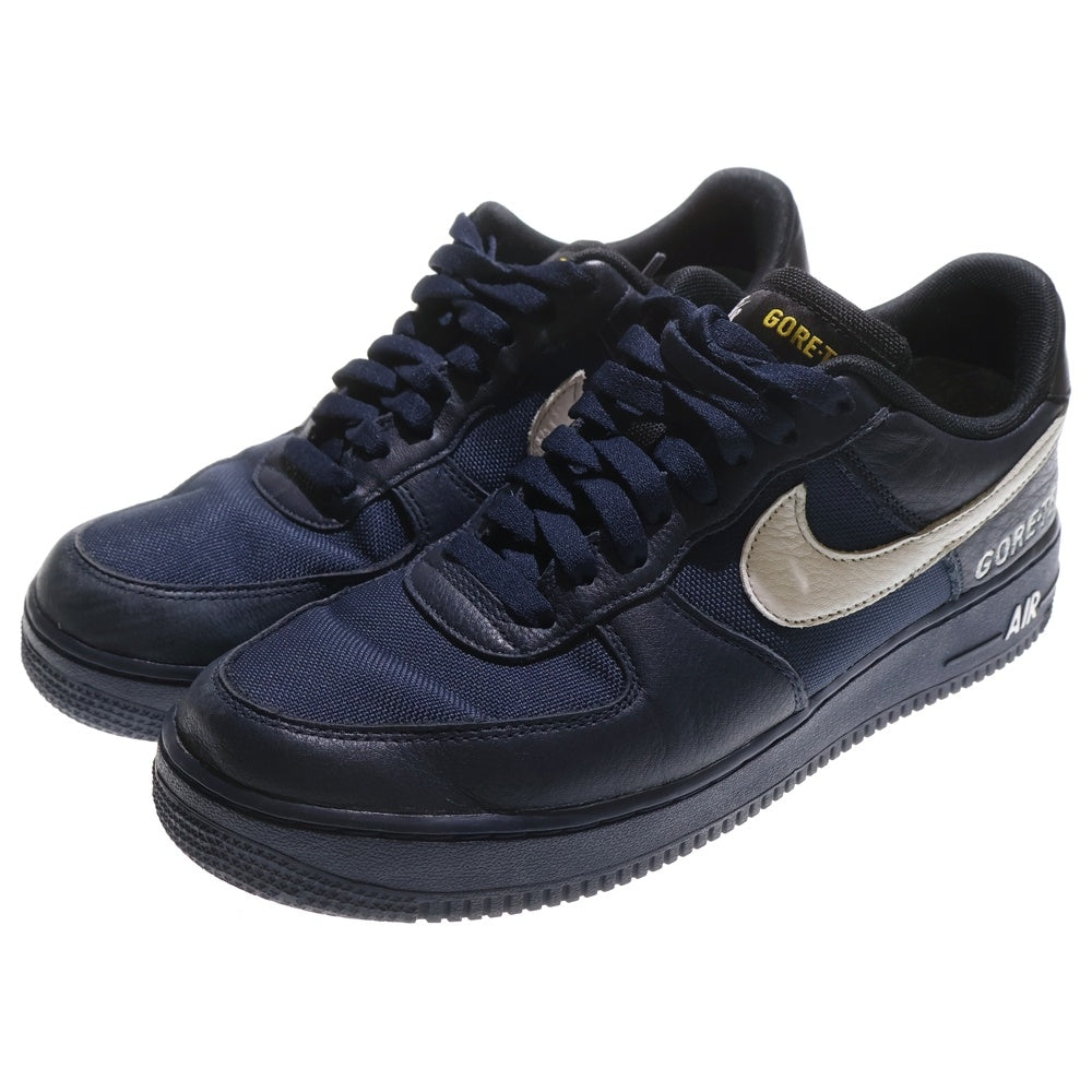 NIKE(ナイキ) AIR FORCE 1 LOW GORE-TEX NAVY エアフォース1 ゴアテックス ローカットスニーカー ネイビー US9.5/27.5cm CK2630-400