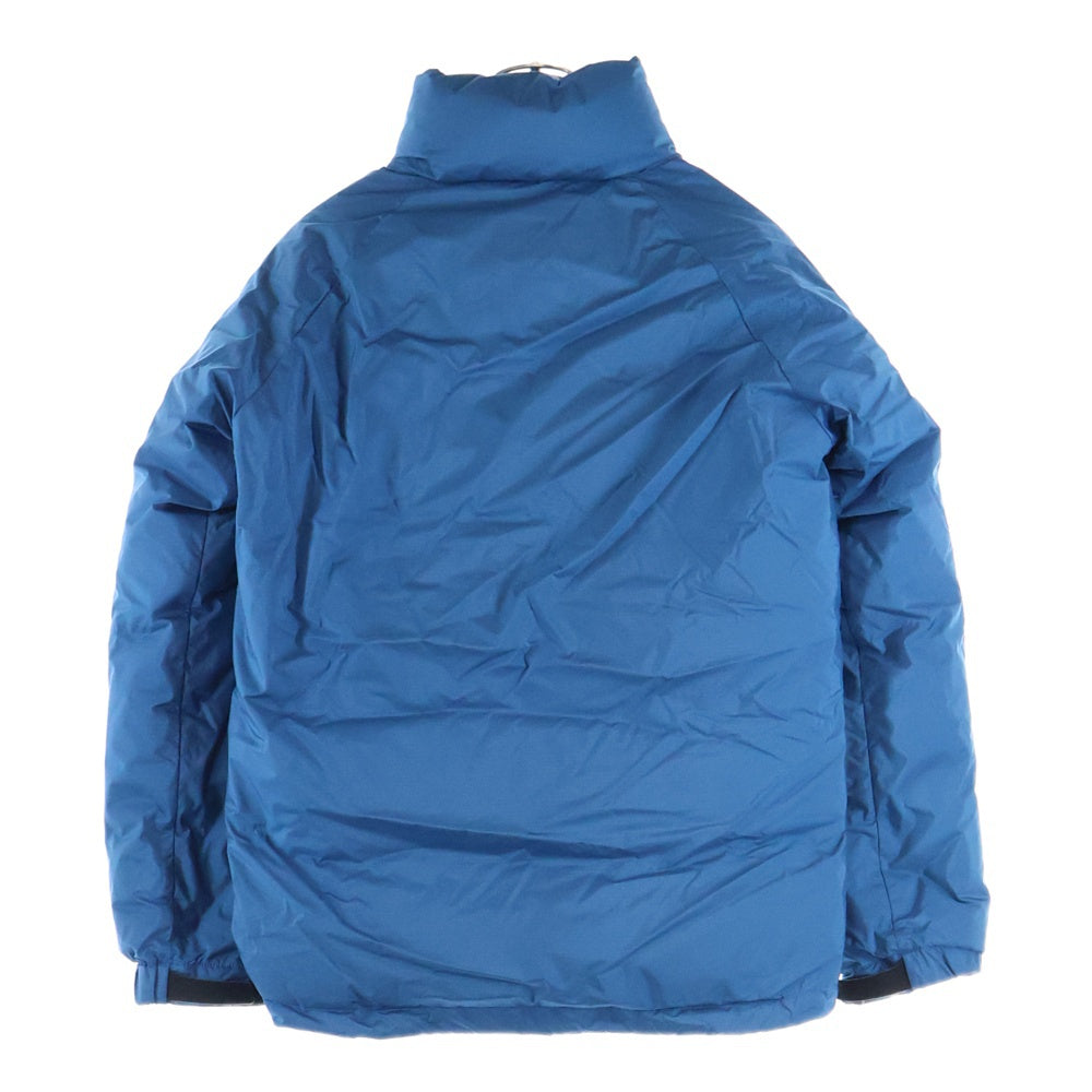 NANGA(ナンガ) AURORA STAND DOWN JACKET フロントロゴプリント オーロラ スタンド ダウンジャケット ブルー
