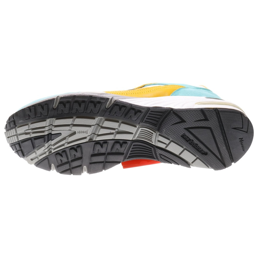 New Balance(ニューバランス) ×SNS M991SNS レザー ローカットスニーカー イエロー/ブルー US9.5/27.5cm