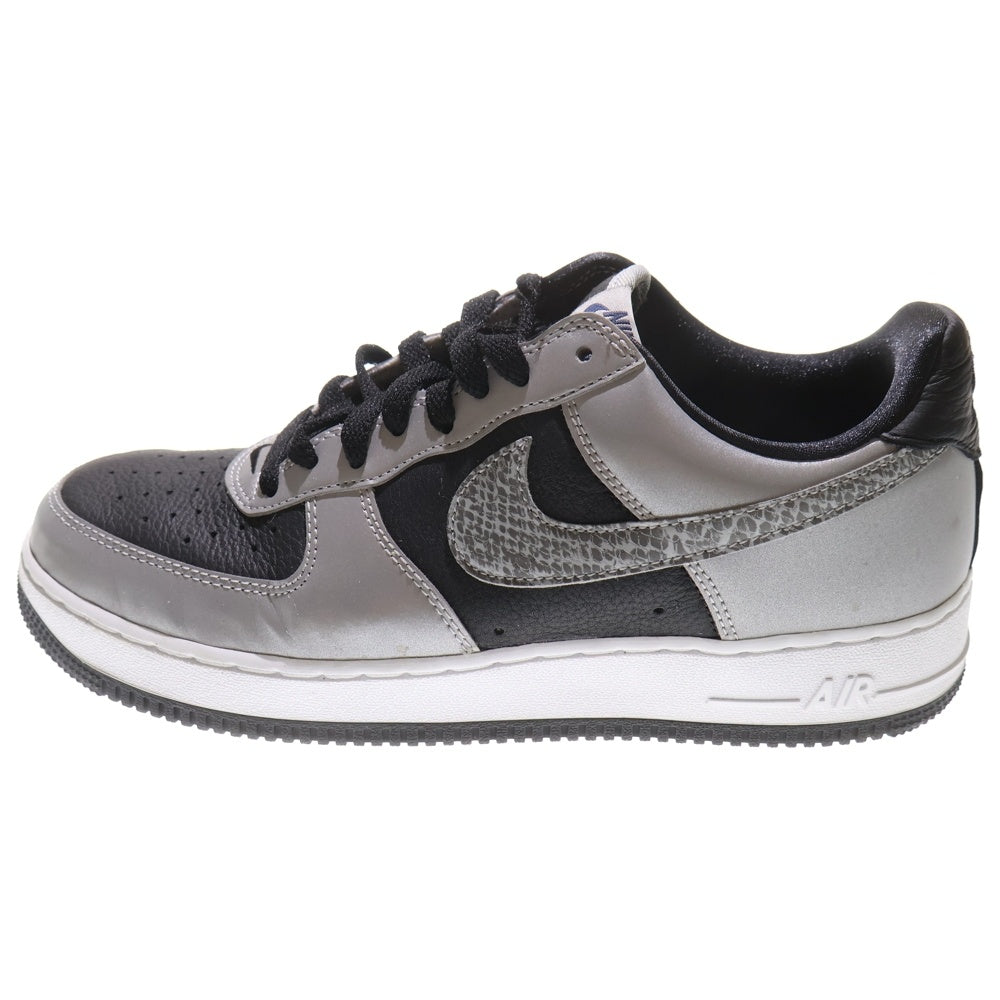 NIKE(ナイキ) AIR FORCE 1 B SILVER SNAKE エアフォース1 シルバースネーク ローカットスニーカー シルバー/ブラック US10/28cm DJ6033-001