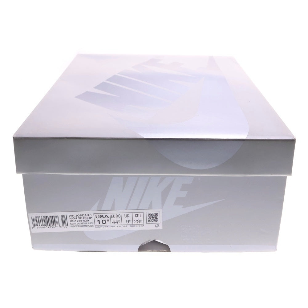 NIKE(ナイキ) AIR JORDAN 1 HIGH OG CO.JP エアジョーダン 1 ハイカットスニーカー シルバー US10.5/28.5cm DC1788-029