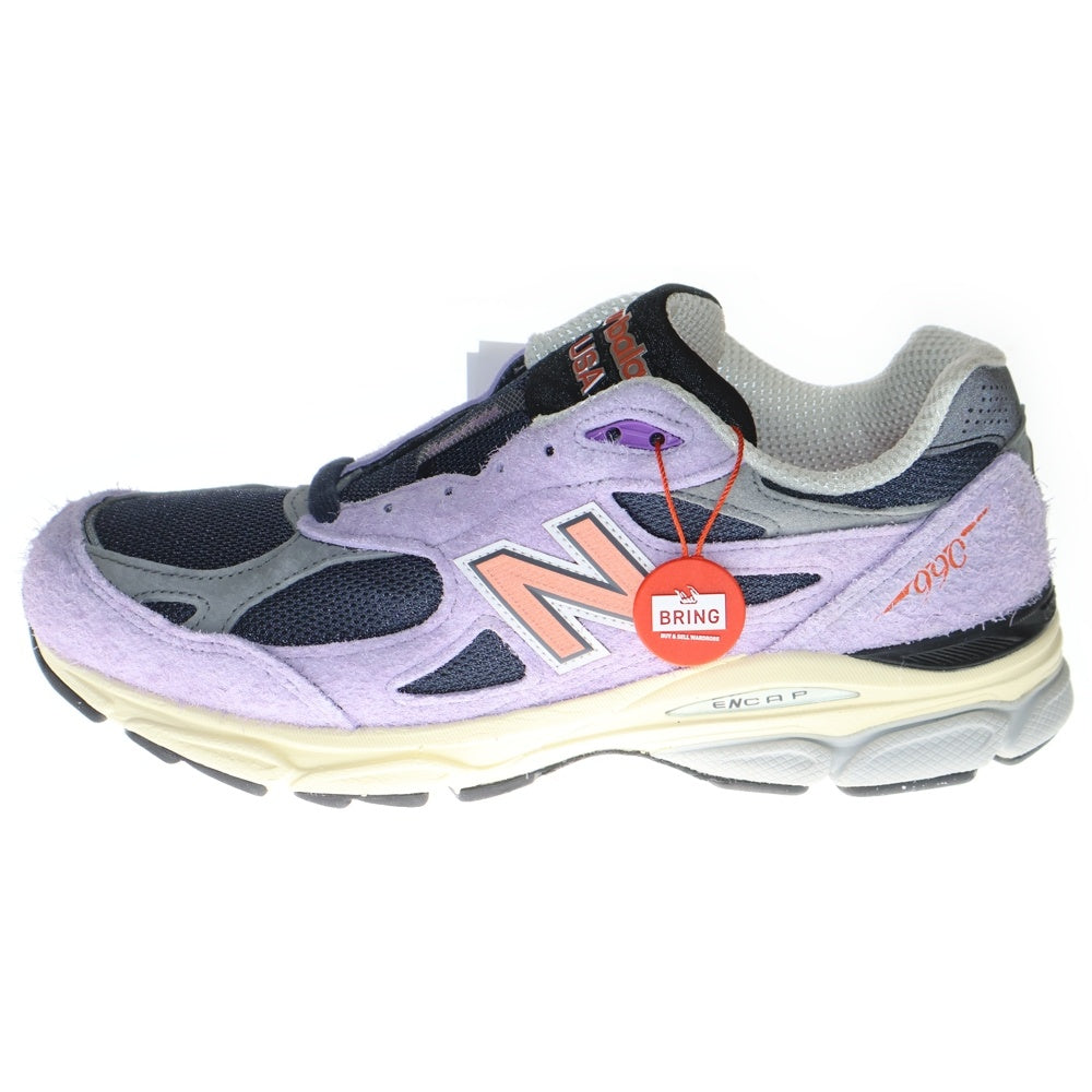 New Balance(ニューバランス) M990TD3 スエード ローカットスニーカー パープル US9.5/27.5cm