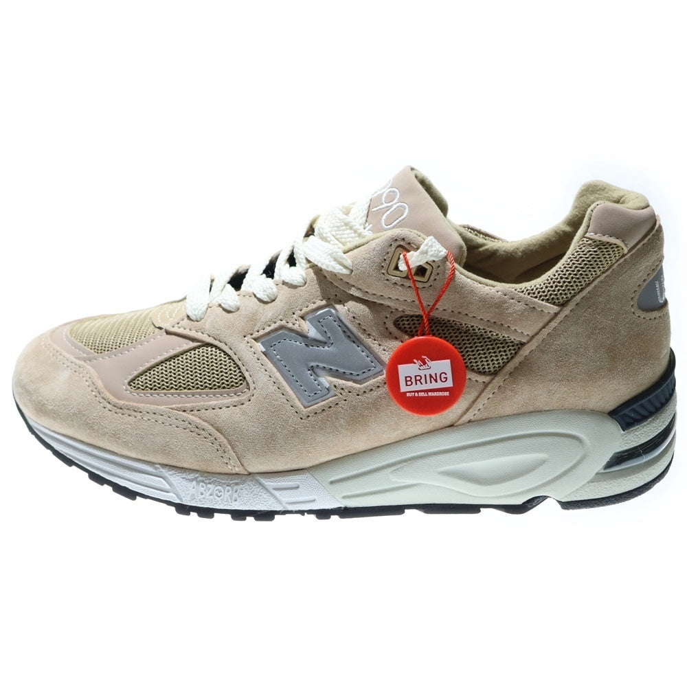 New Balance(ニューバランス) ×KITH M990KS2 スエードメッシュ ローカットスニーカー ベージュ US9.5/27.5cm