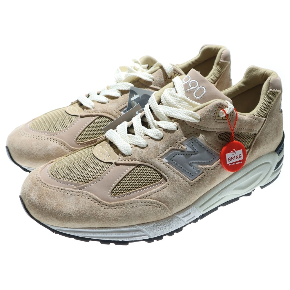 New Balance(ニューバランス) ×KITH M990KS2 スエードメッシュ ローカットスニーカー ベージュ US9.5/27.5cm