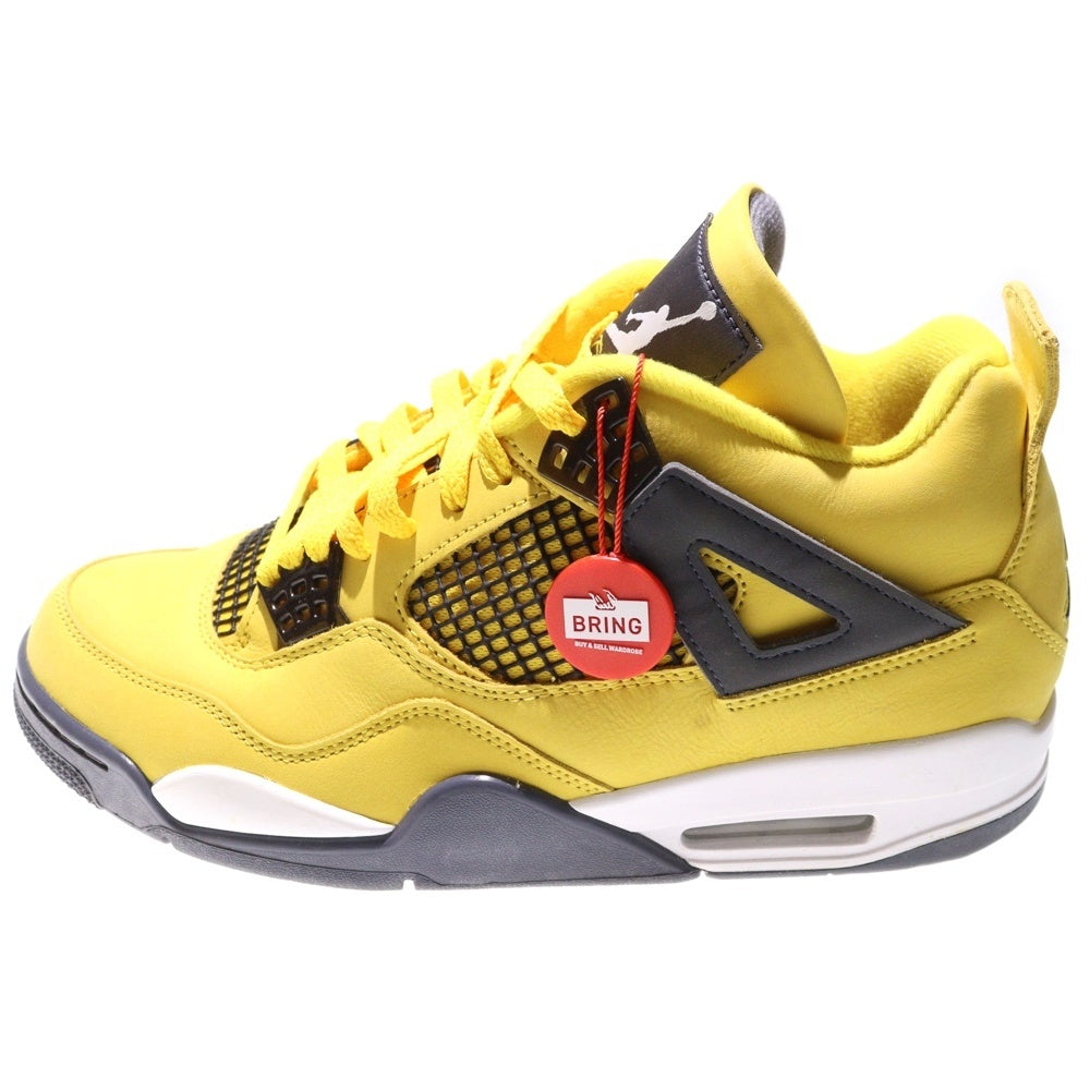 NIKE(ナイキ) AIR JORDAN 4 RETRO LIGHTNING エアジョーダン4 レトロ ライトニング ハイカットスニーカー イエロー US10/28cm CT8527-700