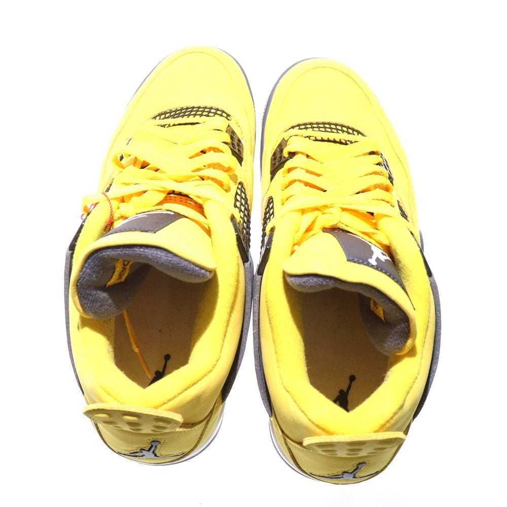 NIKE(ナイキ) AIR JORDAN 4 RETRO LIGHTNING エアジョーダン4 レトロ ライトニング ハイカットスニーカー イエロー US10/28cm CT8527-700
