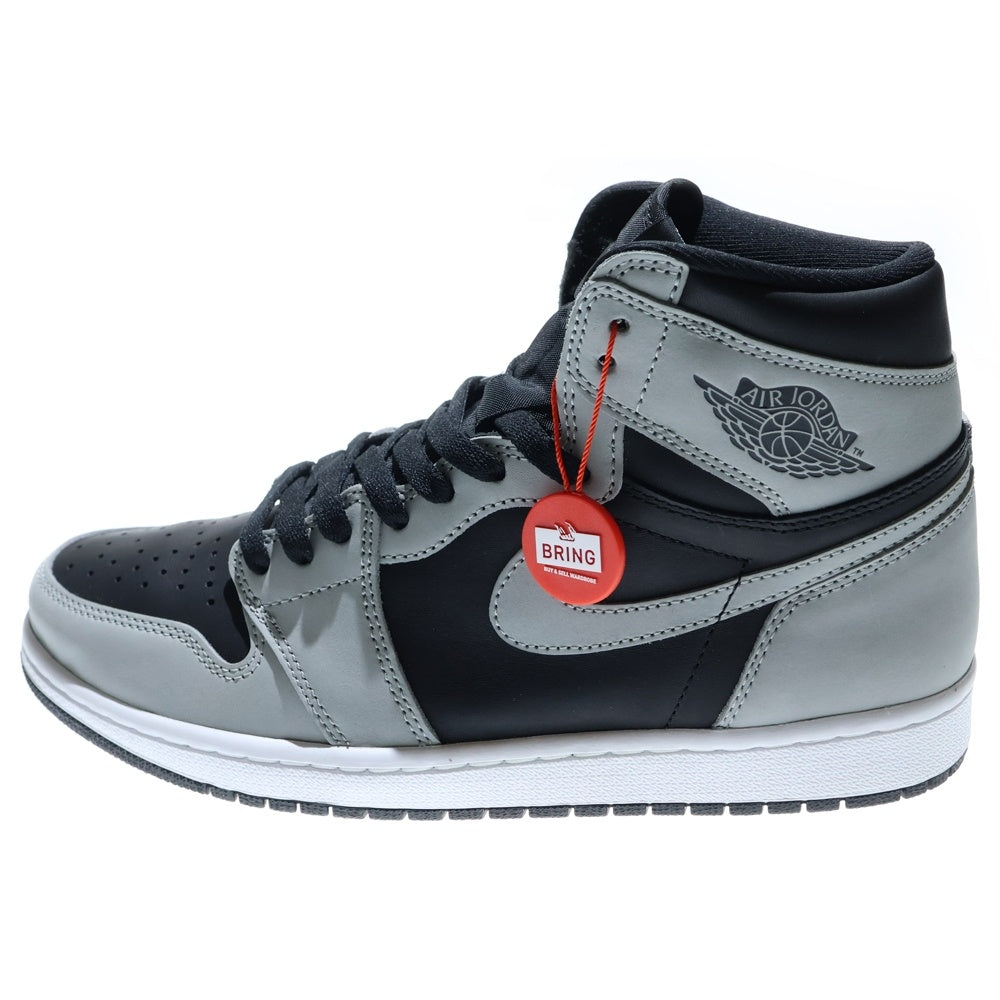 NIKE(ナイキ) AIR JORDAN 1 HIGH OG SHADOW 2.0 エアジョーダン1 シャドー2.0 ハイカットスニーカー ブラック/グレー US10/28cm 555088-035