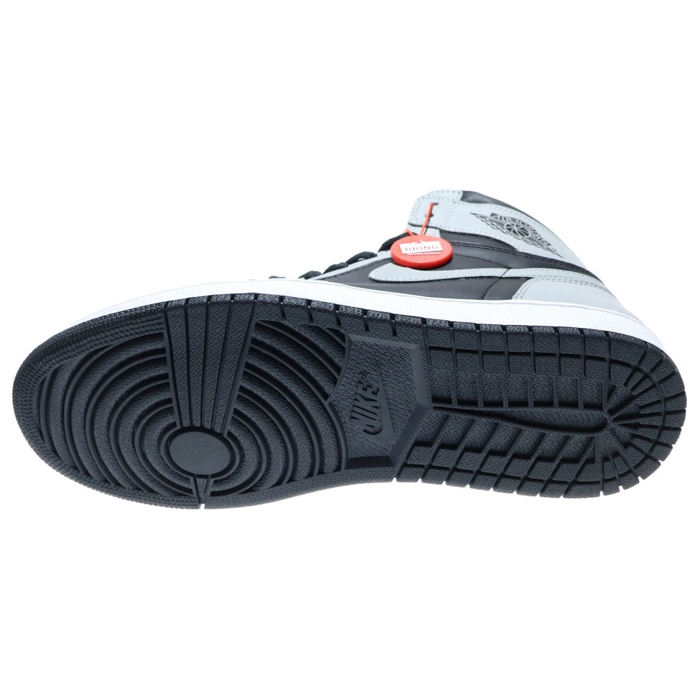 NIKE(ナイキ) AIR JORDAN 1 HIGH OG SHADOW 2.0 エアジョーダン1 シャドー2.0 ハイカットスニーカー ブラック/グレー US10/28cm 555088-035