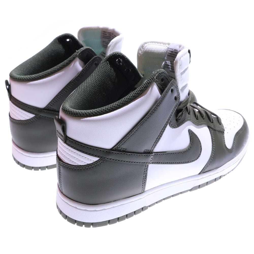 NIKE(ナイキ) DUNK HIGH CHAMPIONSHIP KHAKI ダンク チャンピオンシップ カーキ ハイカットスニーカー ホワイト/カーキ US10/28cm DD1399-107
