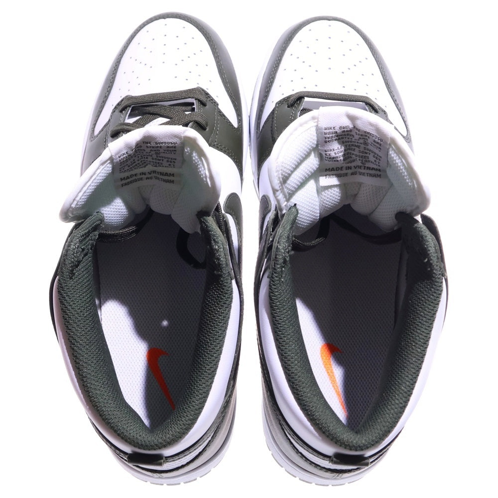 NIKE(ナイキ) DUNK HIGH CHAMPIONSHIP KHAKI ダンク チャンピオンシップ カーキ ハイカットスニーカー ホワイト/カーキ US10/28cm DD1399-107