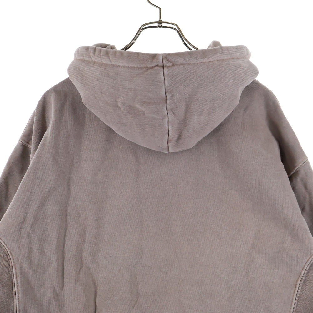 KITH(キス) ボックスロゴ スウェットフーディ プルオーバーパーカー ピンクベージュ