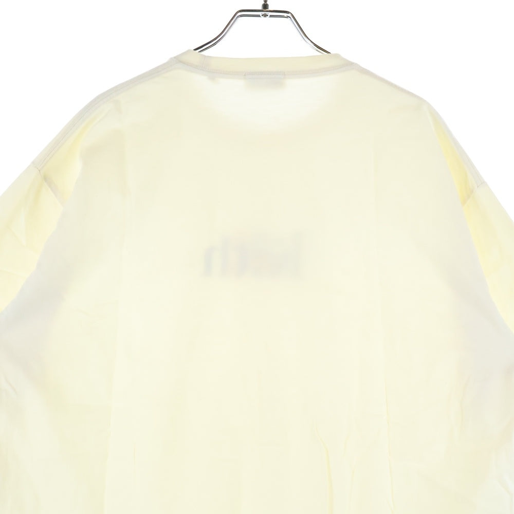 KITH(キス) BLUE CORSAGE TEE ブルー コサージュ クルーネック半袖Tシャツ カットソー アイボリー