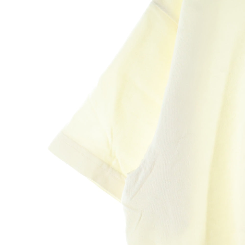 KITH(キス) BLUE CORSAGE TEE ブルー コサージュ クルーネック半袖Tシャツ カットソー アイボリー