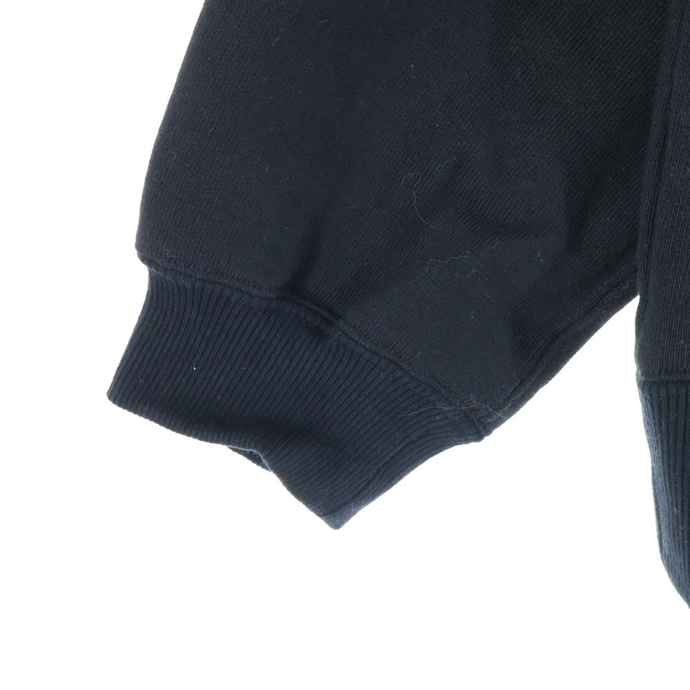 Mercedes Anchor Inc.(メルセデスアンカーインク) RAGLAN CREW SWEAT フロントロゴエンブロイダリー ラグラン クルーネックスウェットトレーナー ブラック