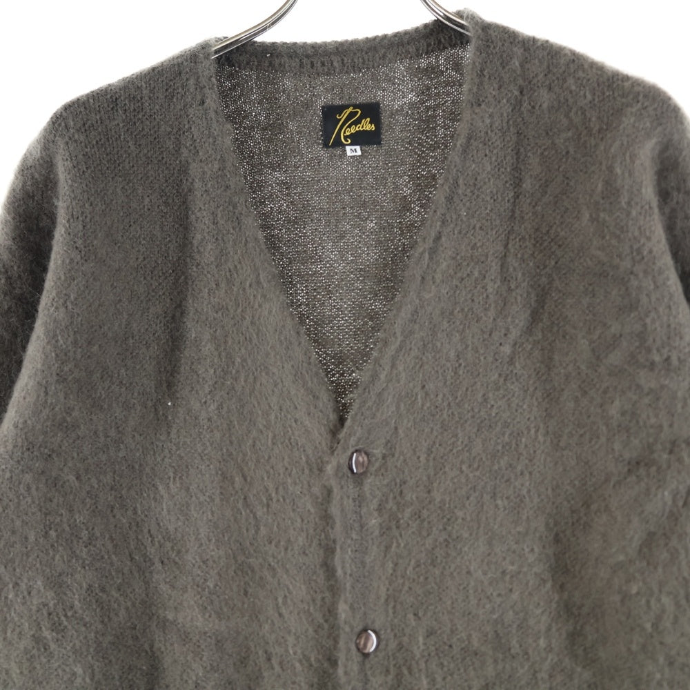 Needles(ニードルス) 22AW MOHAIR CARDIGAN 5B モヘアカーディガン ブラウン LQ276