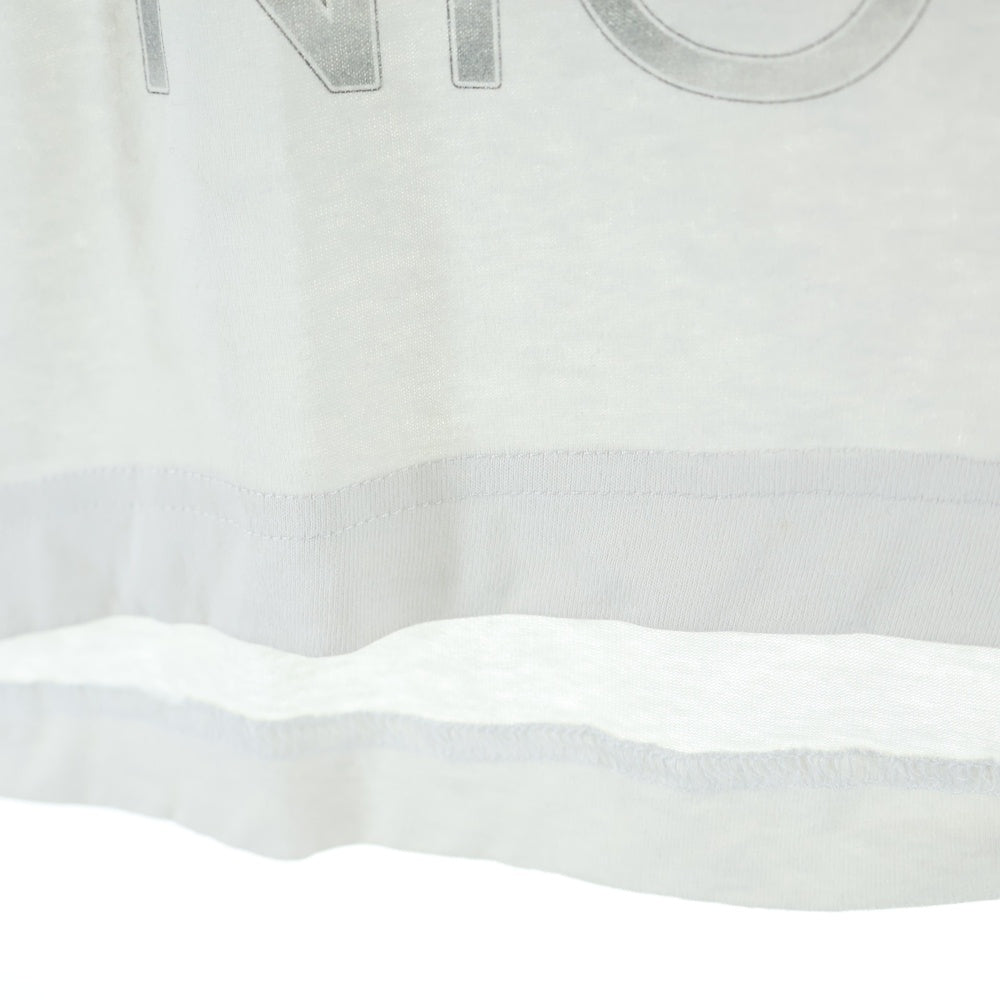 BALENCIAGA(バレンシアガ) 25SS NICOLE KIDMAN ニコール キッドマン プリント クルーネック 半袖Tシャツ カットソー グレー 826344 TSVW3