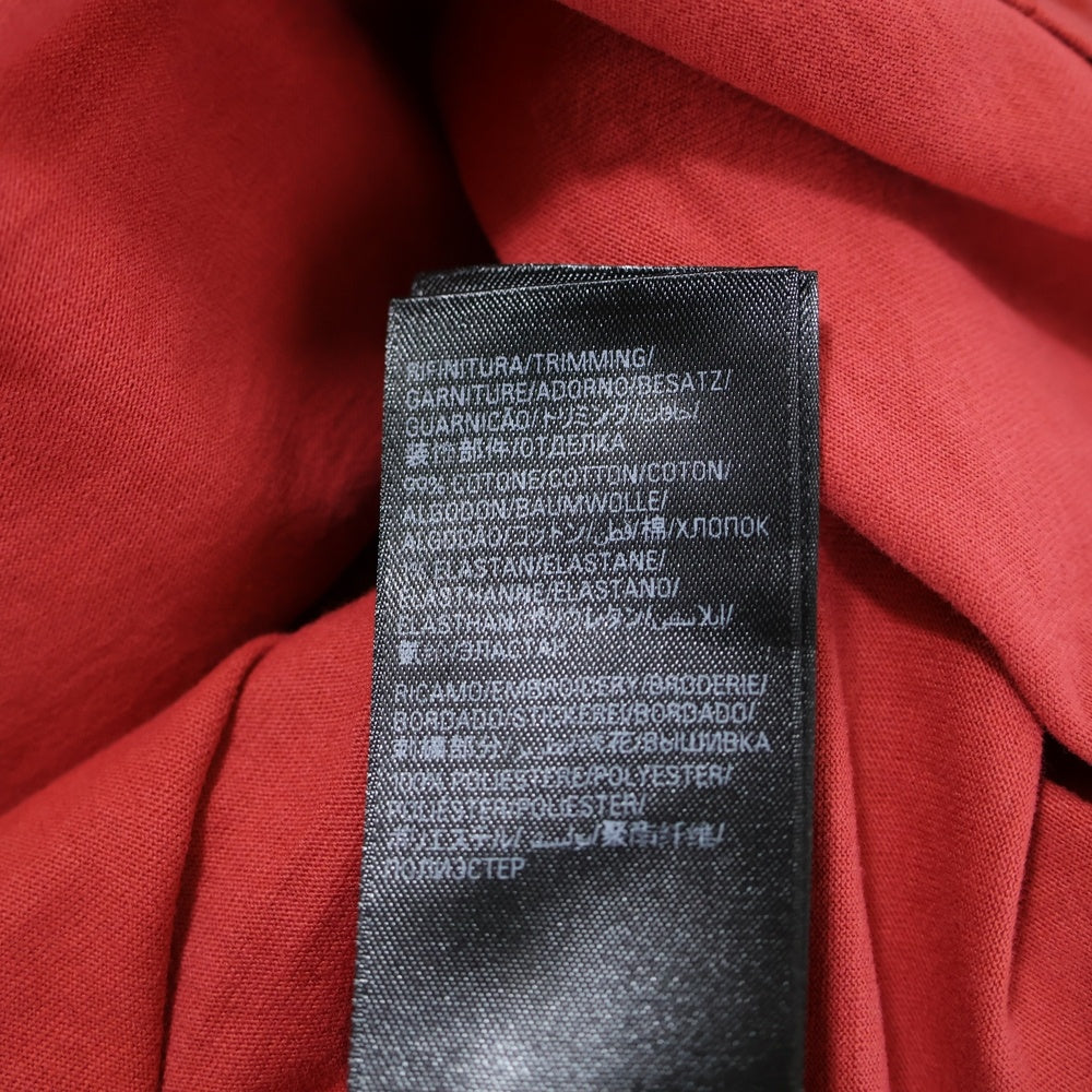 BALENCIAGA(バレンシアガ) 25SS ISABELLE イザベラ ダメージ加工 プリント クルーネック 半袖Tシャツ カットソー レッド 826344 TSVV6