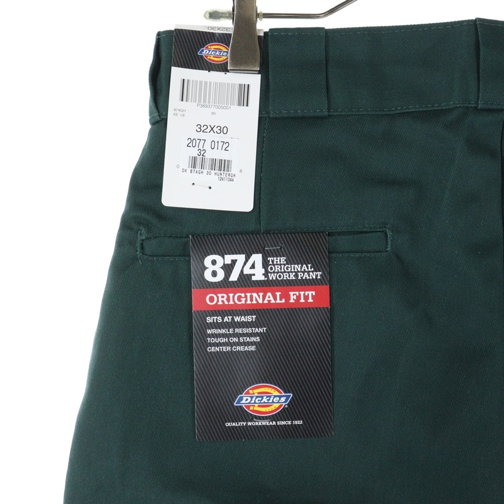 Dickies(ディッキーズ) 874 ORIGINAL FIT ストレート オリジナルフィット ワークパンツ グリーン 874GH