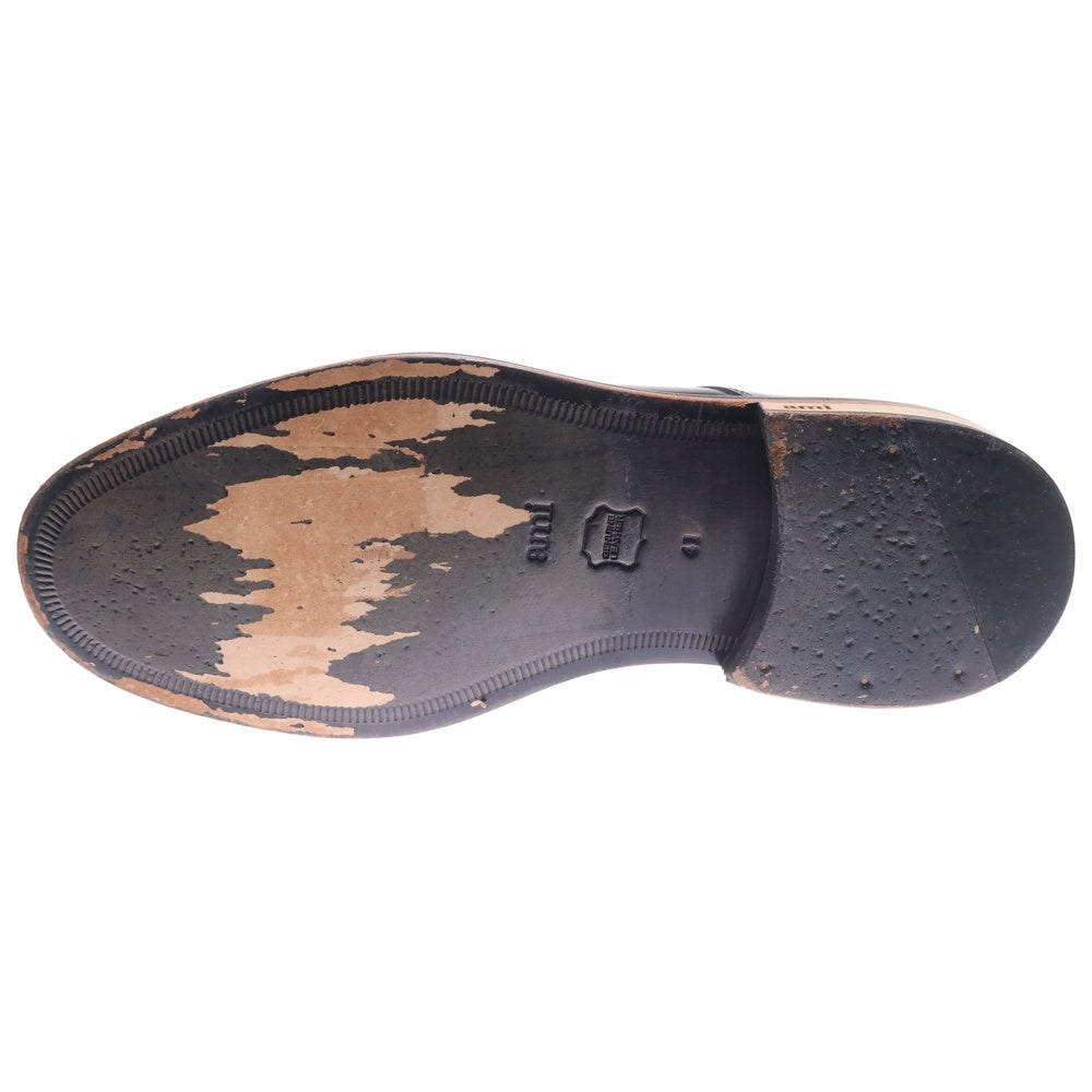 AMI Alexandre Mattiussi(アミアレクサンドルマテュッシ) ポインテッドトゥ レザー シューズ 革靴 ブラック BCR01-90