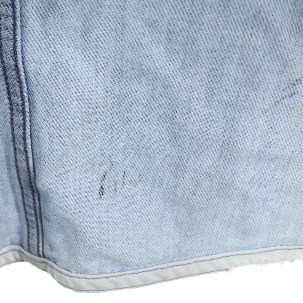 MM6 Maison Margiela(エムエムシックスメゾンマルジェラ) 15SS 7分丈 ロングデニムシャツ インディゴ S32AA0094 S30460