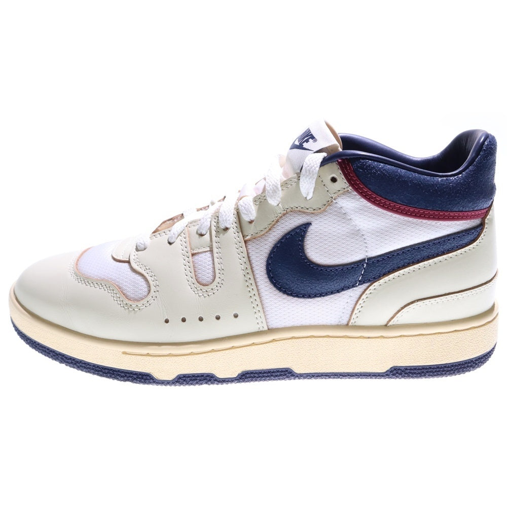 NIKE(ナイキ) ATTACK PRM アタック レザー ローカットスニーカー アイボリー/ネイビー US9/27cm HF4317-133