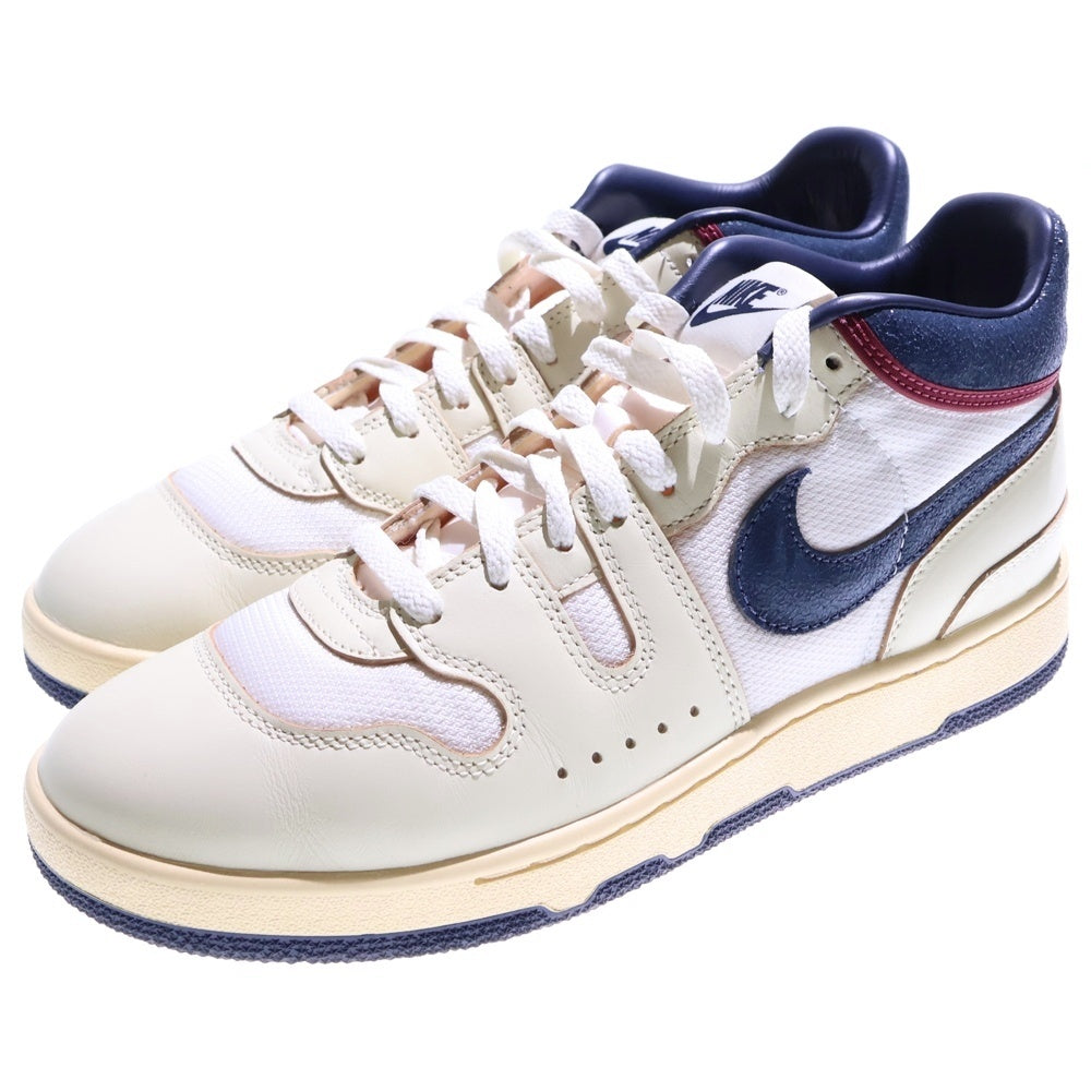 NIKE(ナイキ) ATTACK PRM アタック レザー ローカットスニーカー アイボリー/ネイビー US9/27cm HF4317-133