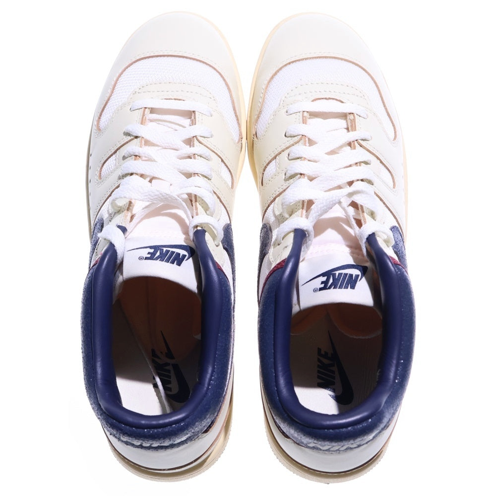 NIKE(ナイキ) ATTACK PRM アタック レザー ローカットスニーカー アイボリー/ネイビー US9/27cm HF4317-133