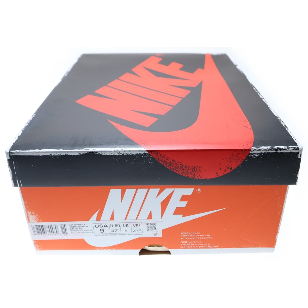NIKE(ナイキ) AIR JORDAN 1 RETRO HIGH OG UNC REIMAGINED エアジョーダン 1 レトロ リイマジンド ハイカットスニーカー ホワイト/ライトブルー US9/27cm DZ5485-402