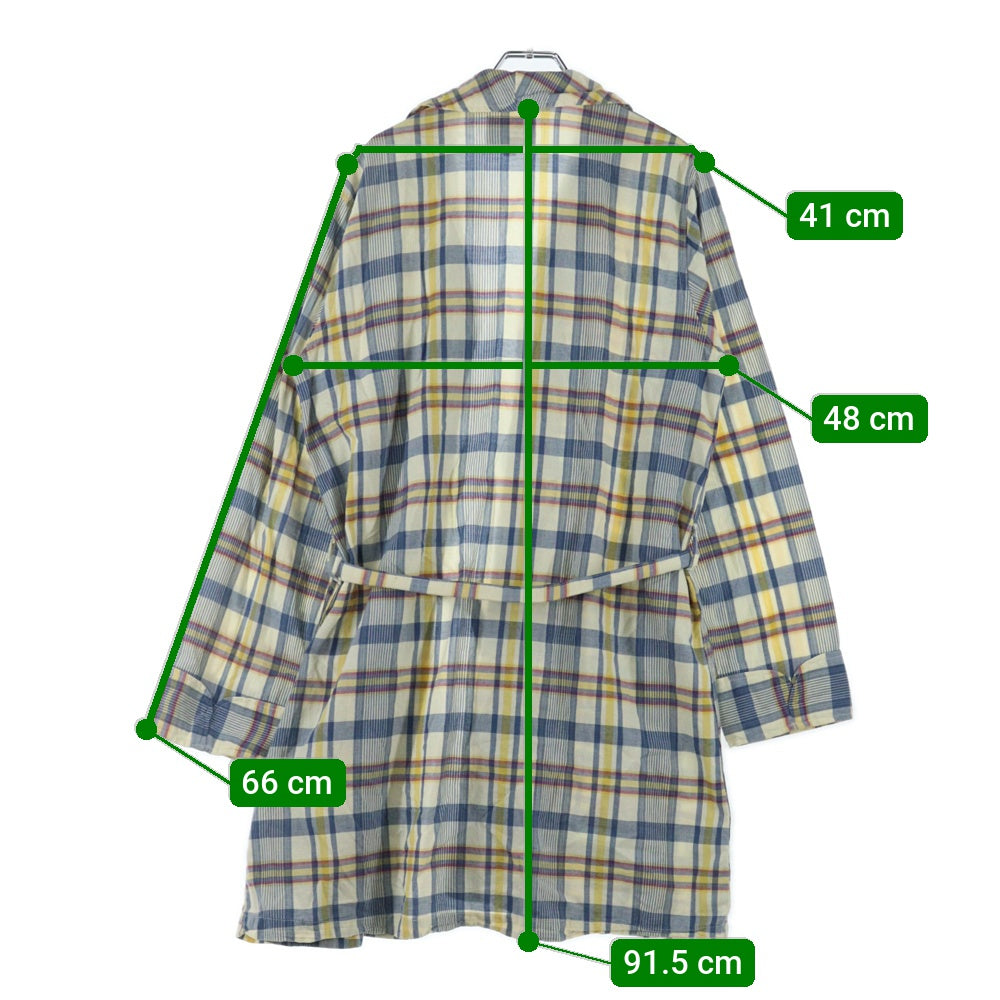 Engineered Garments(エンジニアド ガーメンツ) マドラスチェック コットンガウン 長袖シャツ マルチ