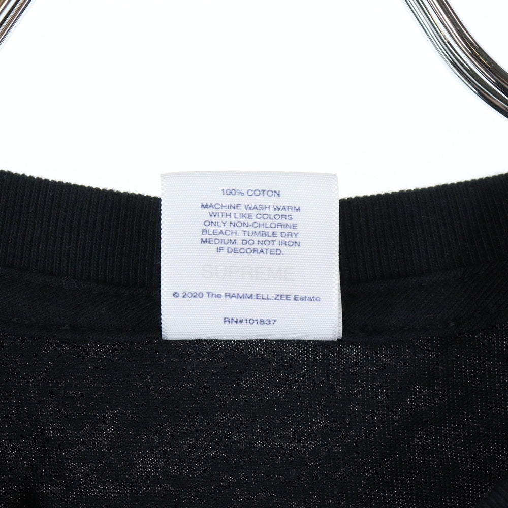 SUPREME(シュプリーム) 20SS Rammellzee Tee ラメルジー プリント 半袖Tシャツ カットソー ブラック