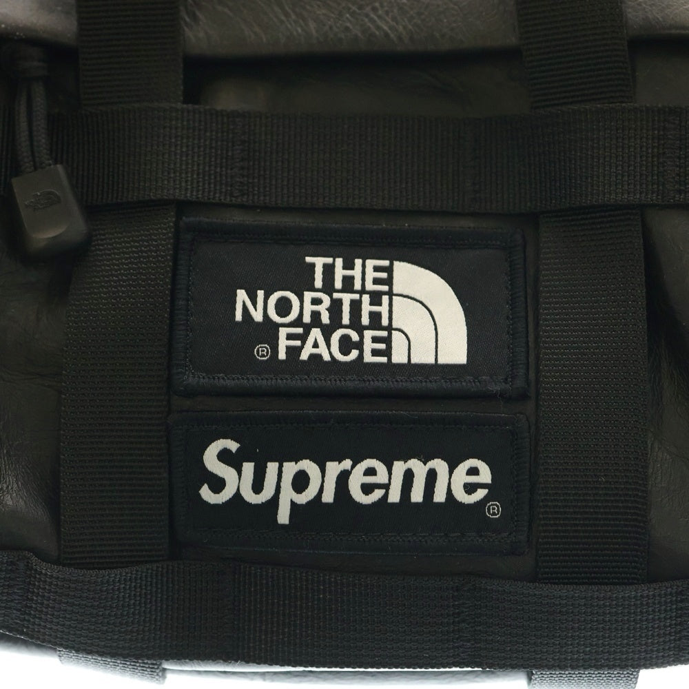 SUPREME(シュプリーム) 18AW×THE NORTH FACE Leather Mountain Waist Bag ザ ノースフェイス レザーマウンテン ウェイストバッグ ショルダーバッグ ブラック