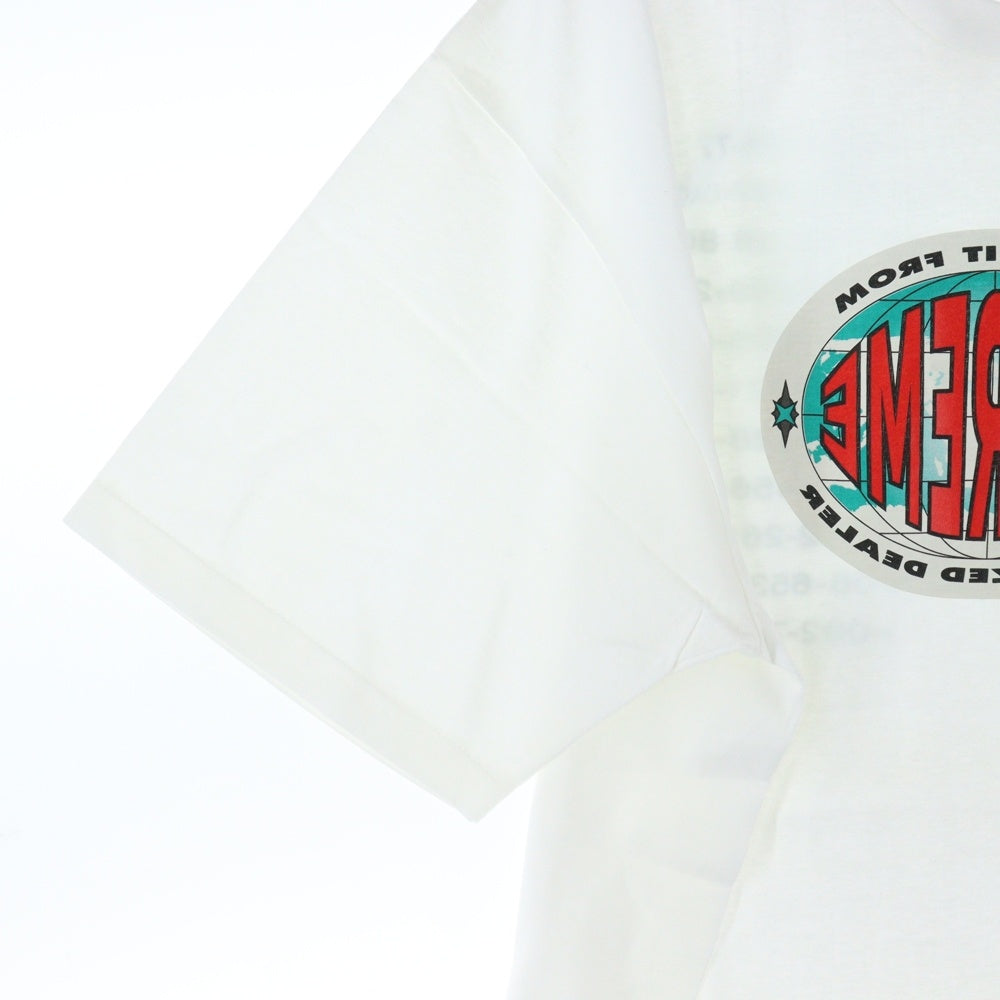 SUPREME(シュプリーム) 19AW New Shit Tee AUTHORIZED DEALER 反転ロゴ プリント 半袖 Tシャツ ホワイト