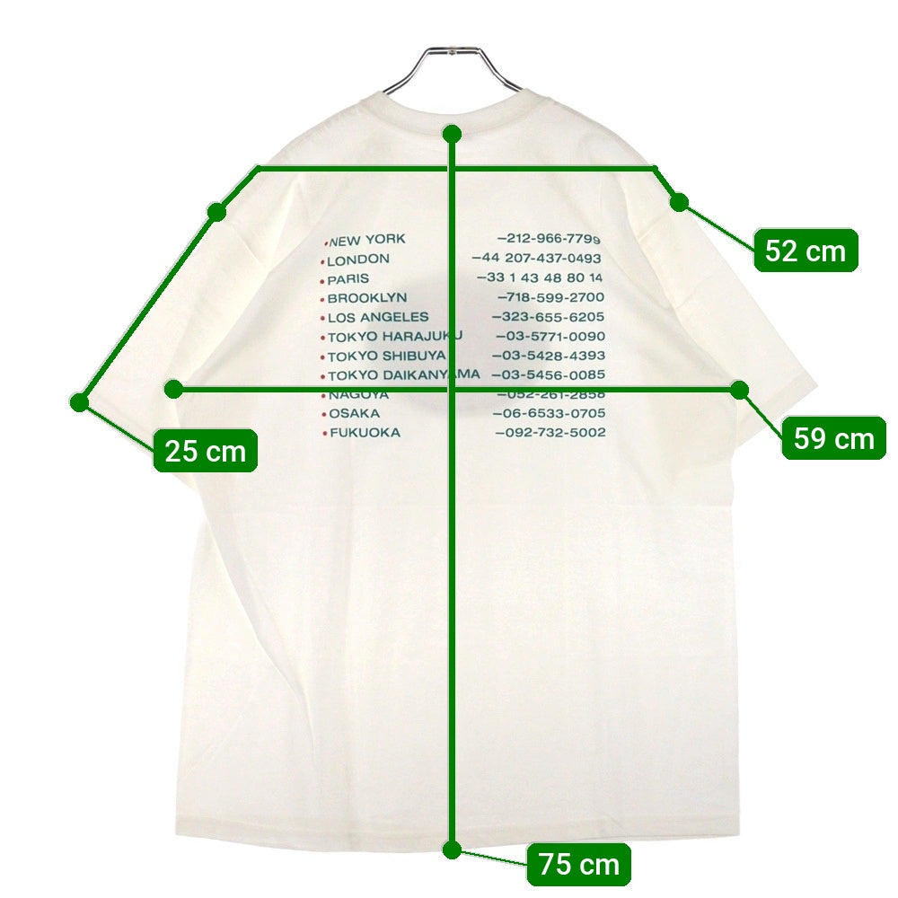 SUPREME(シュプリーム) 19AW New Shit Tee AUTHORIZED DEALER 反転ロゴ プリント 半袖 Tシャツ ホワイト